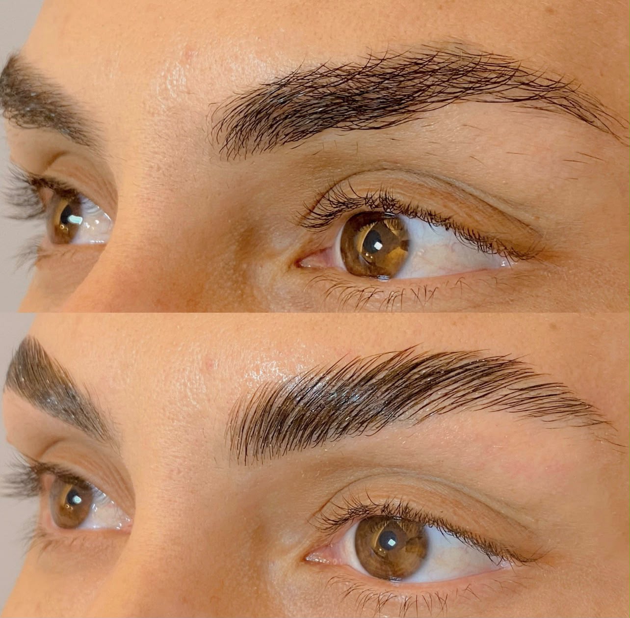 Brow Lamination — resultado do procedimento
